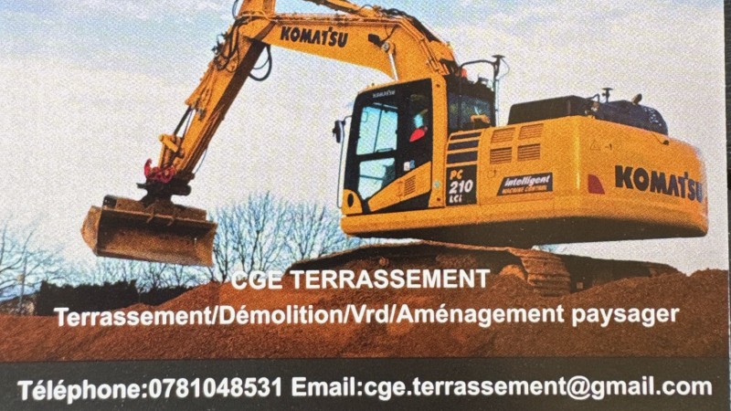 terrassement Nîmes CGE TERRASSEMENT